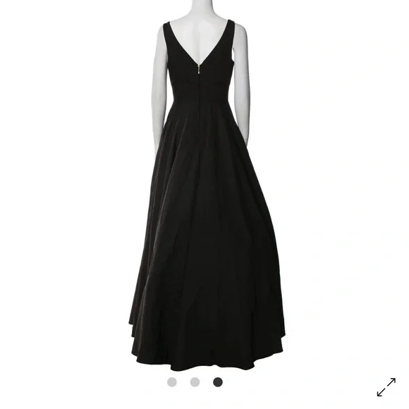 Mac Duggal | Dresses | Mac Duggal Black Sleeveless Vneck Aline Dress |  Poshmark
